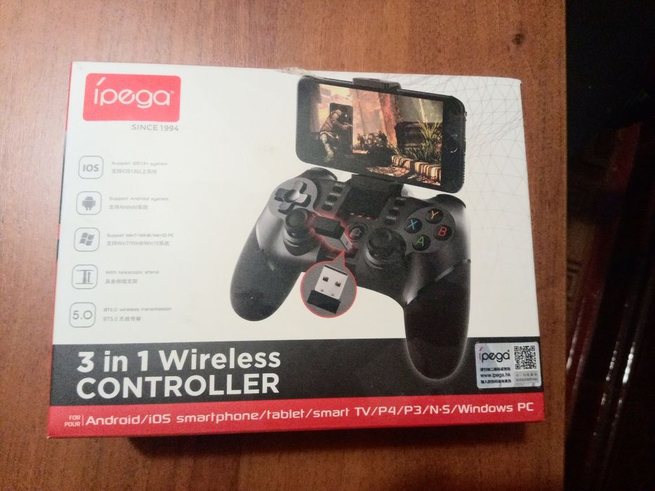 Бездротовий контролер/ ігровий джойстик до смартфона/ ноутбука/