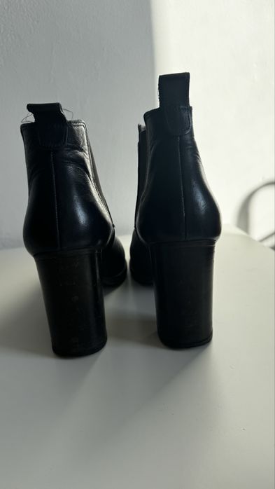 Skórzane botki Ryłko