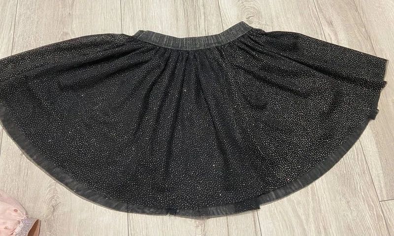 Spódniczka z tiulu brokatowego 140