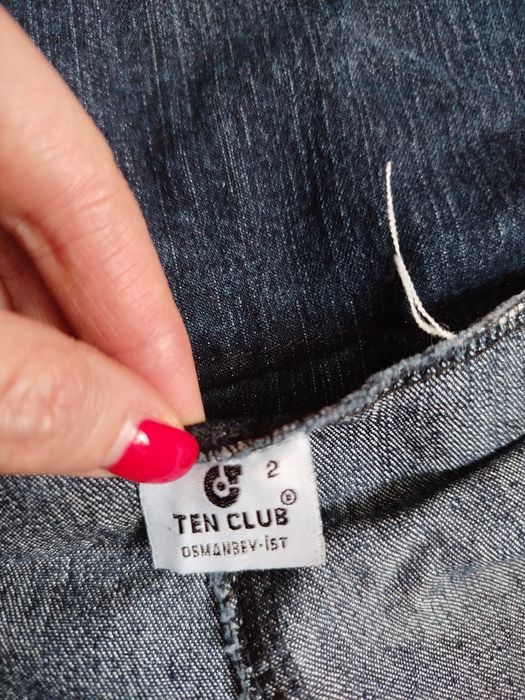 Джинсовий комбінезон для вагітних Ten club