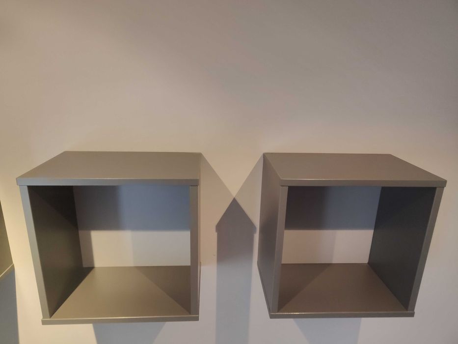 Półka wisząca, kwadratowa 35x35 cm, 3 szt.