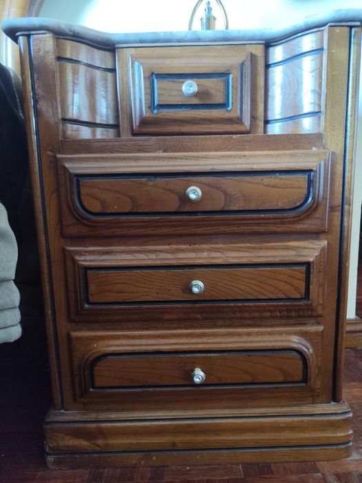 Conjunto mobília de quarto madeira