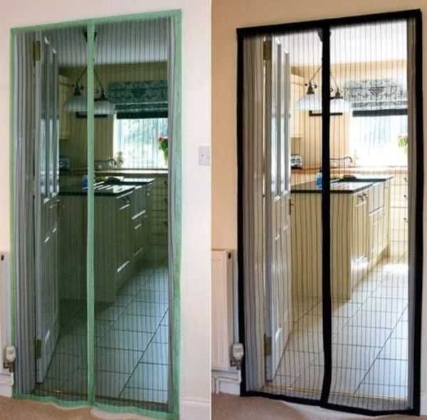 Антимоскітна магнітна штора magic mesh сітка на двері, аналог штори