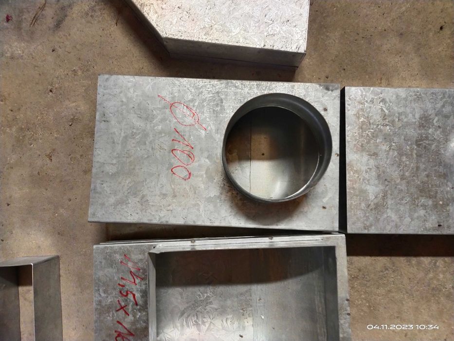 Kanał wentylacyjny ocynkowany + akcesoria