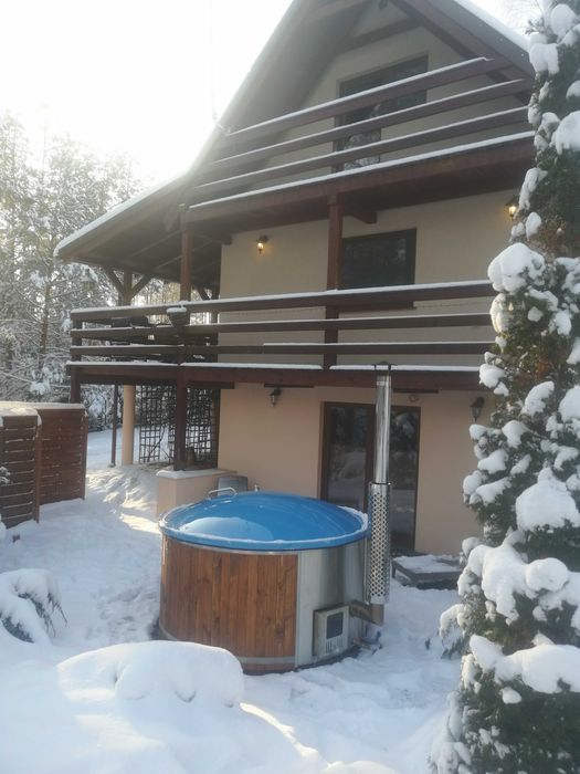 Domek na Kaszubach z ,sauną, banią ruską i basenem.