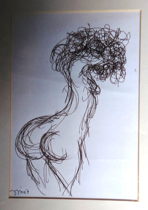 Desenho João Cutileiro Nú Feminino 1