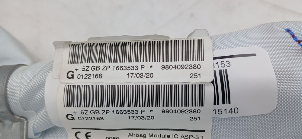 Airbag cortina esquerdo PEUGEOT 208