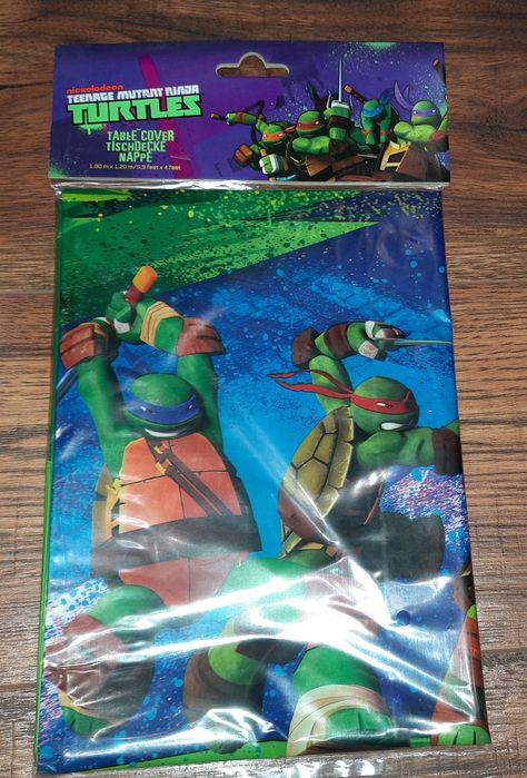 TMNT. Wojownicze żółwie ninja imprezowy obrus. NOWY.