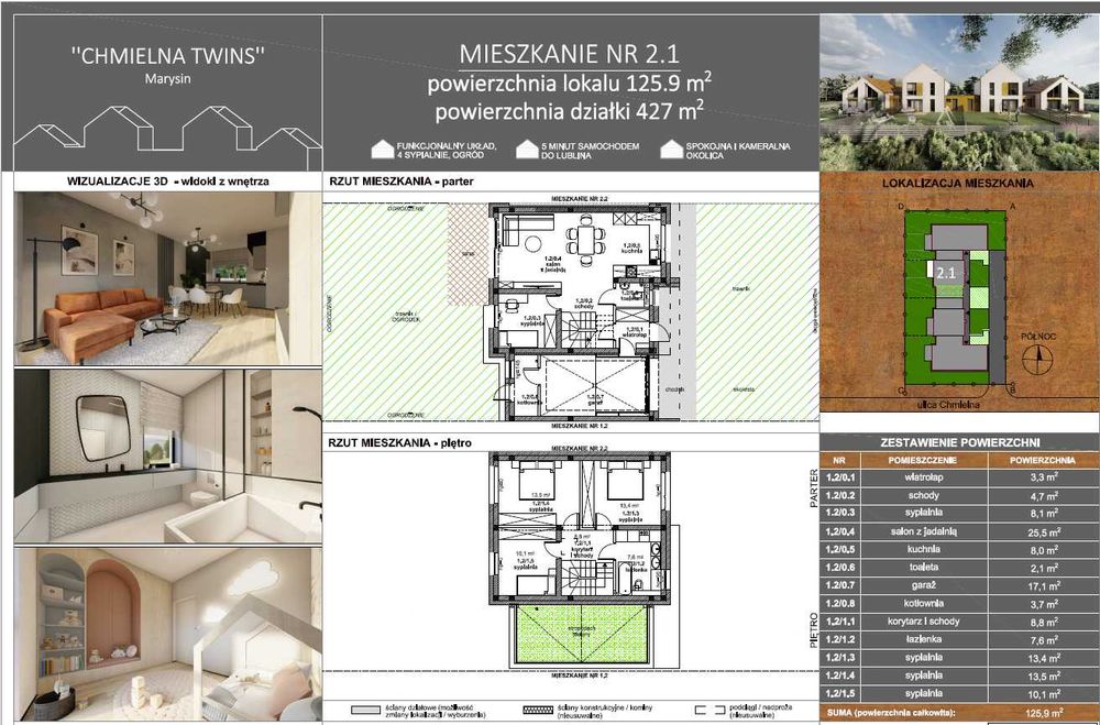 Gotowy dom piętrowy, ogród, fotowoltaika, rekuperacja, Ostatni lokal!