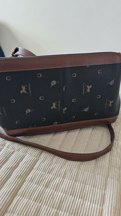 Bolsa Cavalinho preta e castanho