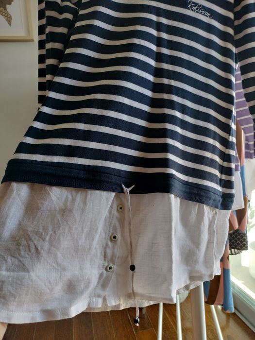 Blusa em algodão e linho