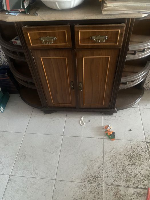 Movel de ole de entrada mais espelho