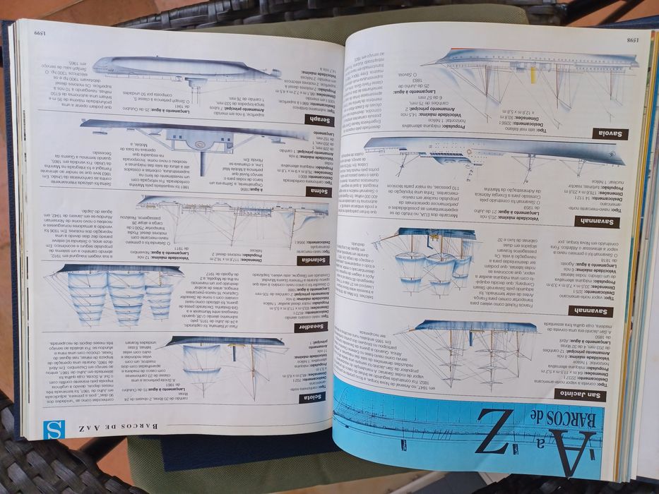 Coleção completa dos fascículos "Navios & Veleiros"