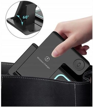 Ładowarka stacja ładująca iPhone Apple Watch i AirPods - 3 w 1. BIAŁA