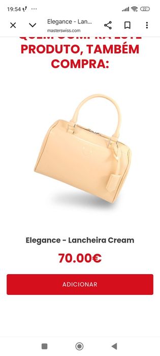 Lancheira Térmica Master Swiss Elegance Bege