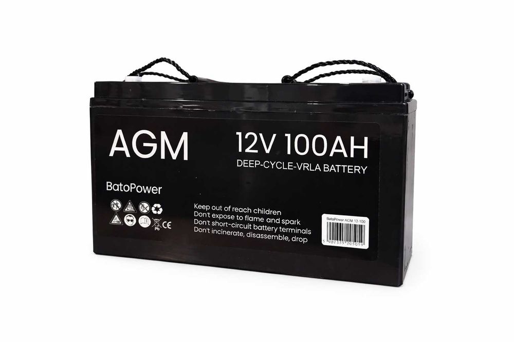 Акумулятор 12V 100Ah LiFePO4 / AGM / GEL (з LCD дисплеєм)