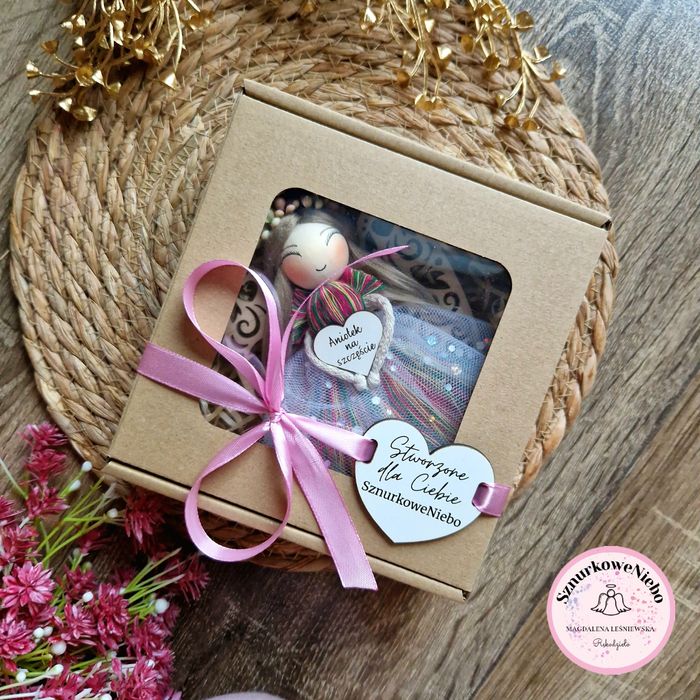 Aniołek makrama Rękodzieło