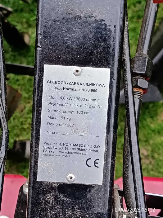 Glebogryzarka Hortmasz HGS 900 4.0kW