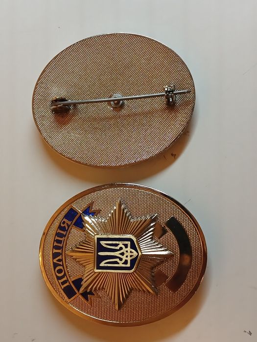 Жетони поліції, нанесення номера