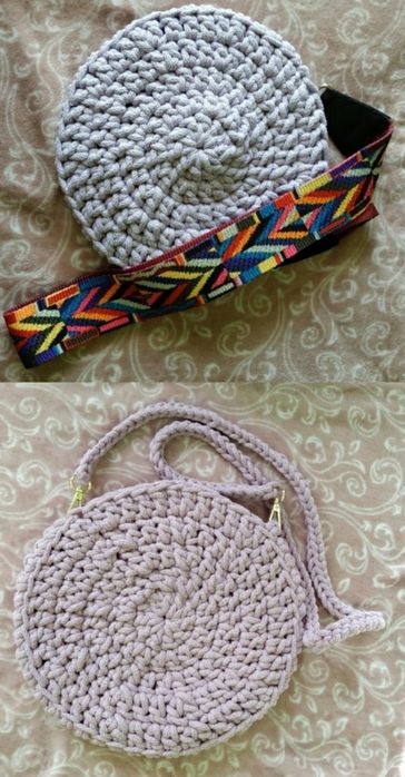 Torebki na szydełku boho handmade aztecki styl dwa kolory okazja sale