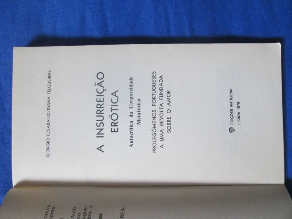 A Insurreição Erótica, Giorgio Cesarano