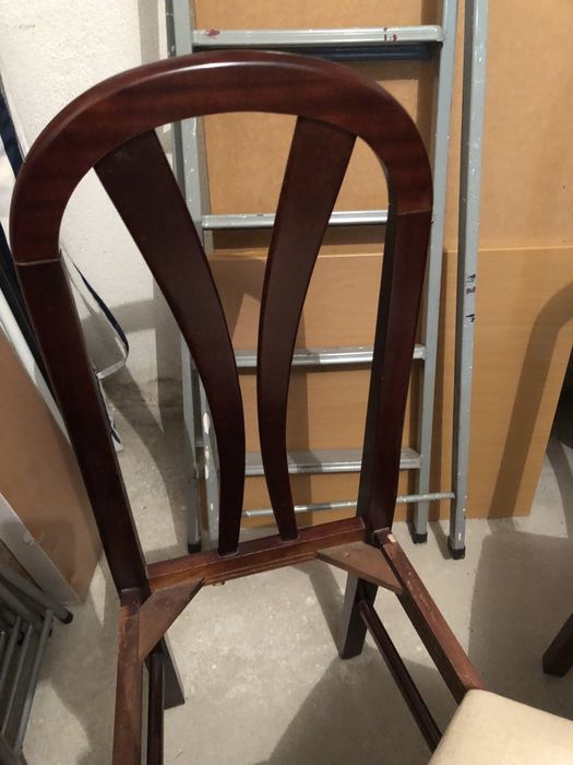 Cadeiras Mogno conjunto de 4