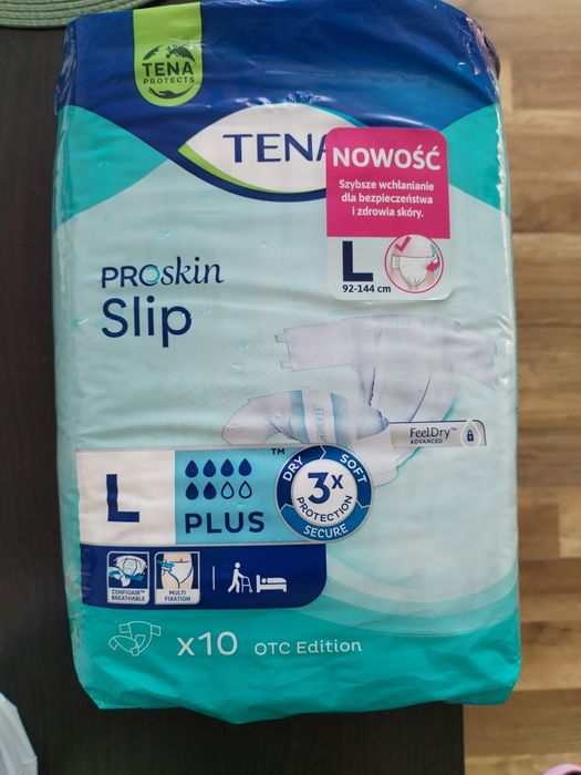 Tena Proskin Slip rozmiar L plus, 10 sztuk