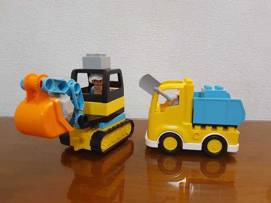 Lego duplo koparka+wywrotka