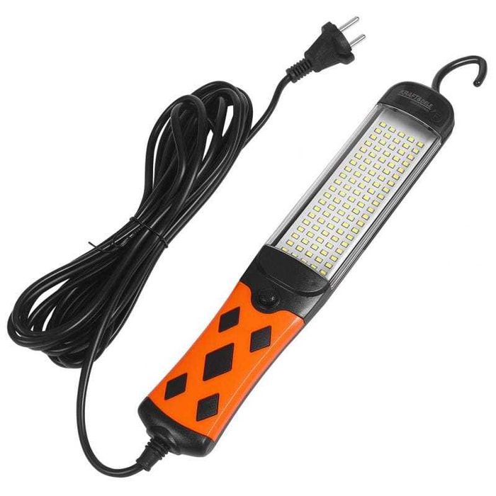 Lampa warsztatowa LED 20W - 100 Diod / hak / magnes