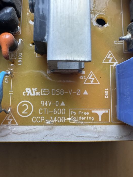 Fonte de alimentação para lcd LG 43 pol.