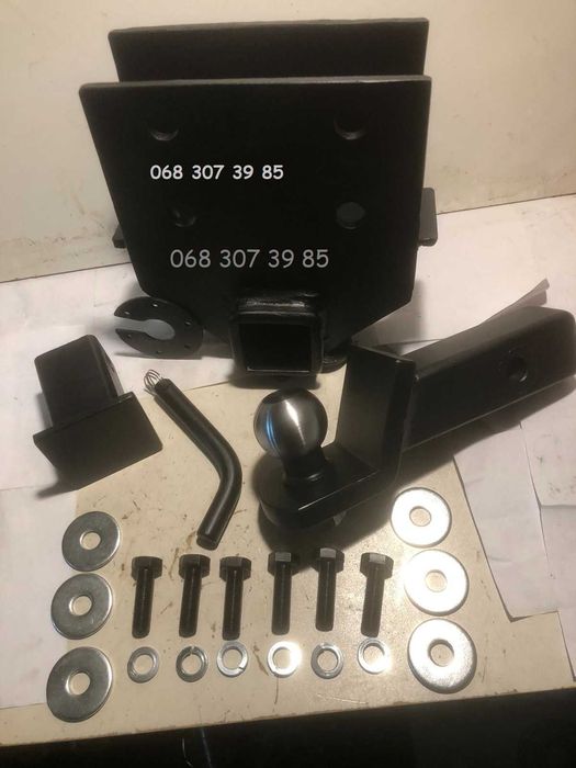 Фаркоп квадрат в штатне місце TOYOTA PRADO 120 ,150 LEXUS 470, Hilux