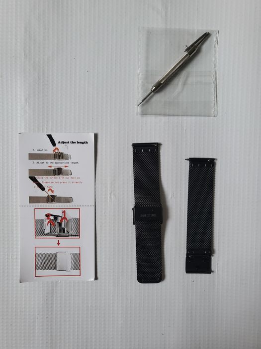 Bransoletka czarna , pasek wymienny do smartwacha