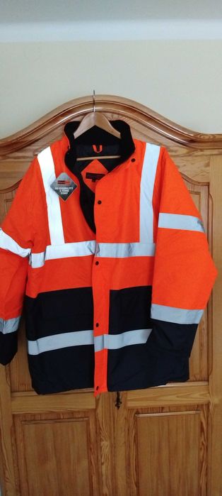 Kurtka zimowa odblaskowa