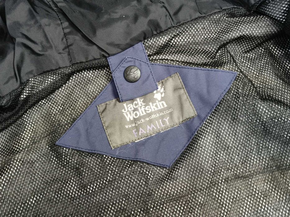 [S-M] JACK WOLFSKIN вітрівка на мембрані трекінгова чоловіча синя