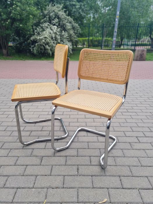 Krzesło Cesca insp. Proj. Marcel Breuer, Bauhaus Włochy,vintage design
