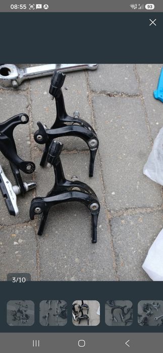 Lote de peças Shimano para bicicleta de estrada – travões, desviadores e manetes