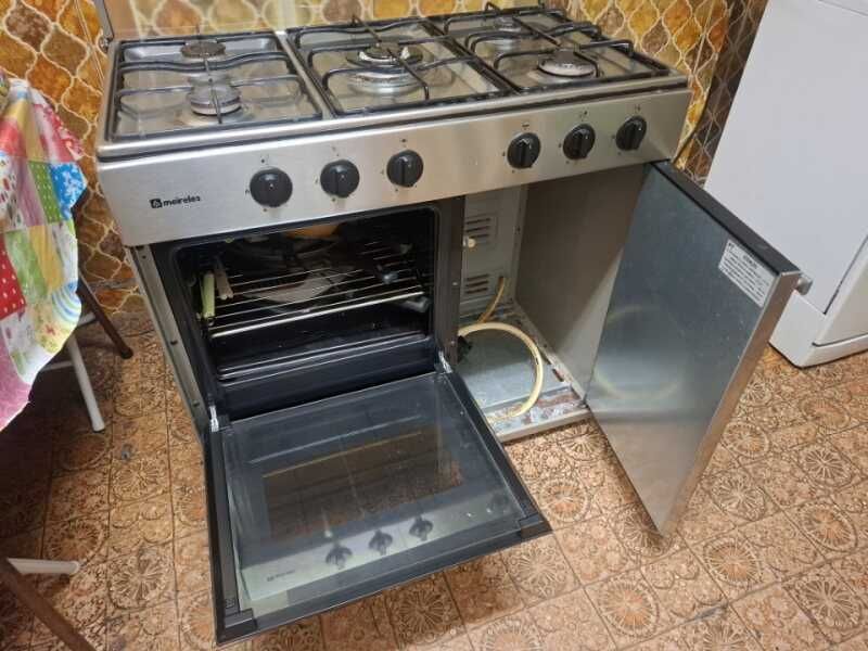 Fogão Meireles N 921 X - Fogão a gás (botija) c/ 5 bocas e fogão