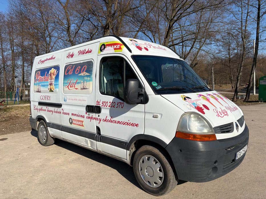 Samochód do sprzedaży lodów food truck lodziarnia