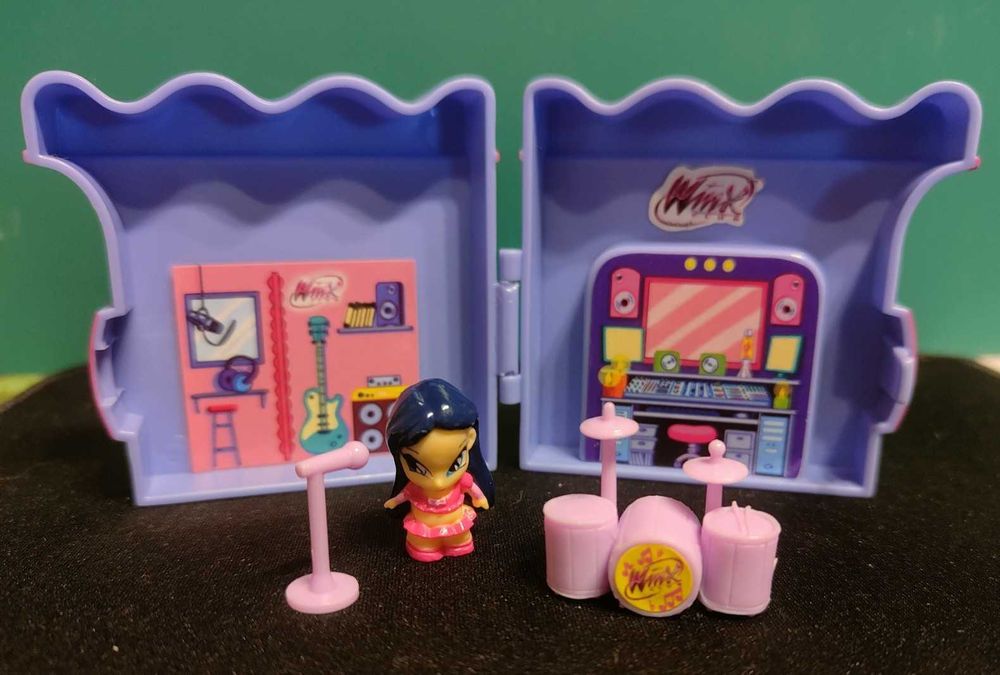 Składane studio muzyczne Winx Club Musa Mini domek Witty Toys Retro