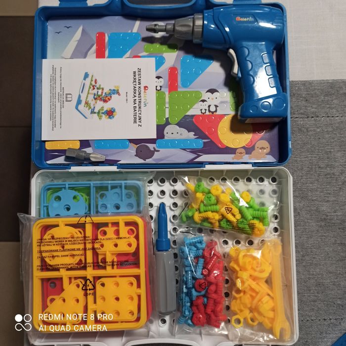 Zestaw konstrukcyjny z wiertarką Elefun