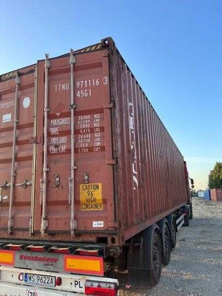 Kontener morski magazynowy 40 DV/HC 12 metrowy, używany