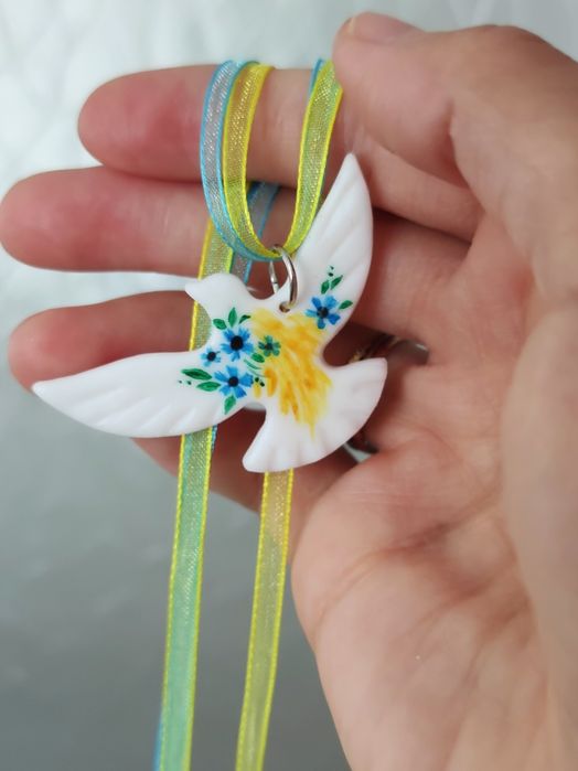 Підвіска чокер пташка, жіночі прикраси ручної роботи, аксесуари на шию