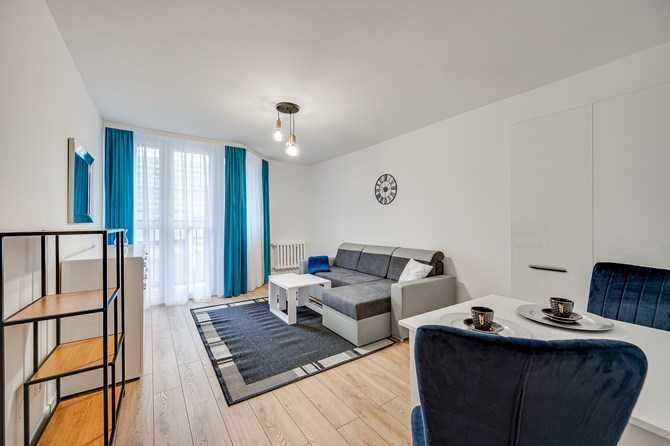 Jasna kawalerka, 28 m2, balkon - Korfantego 8, BRAK PROWIZJI