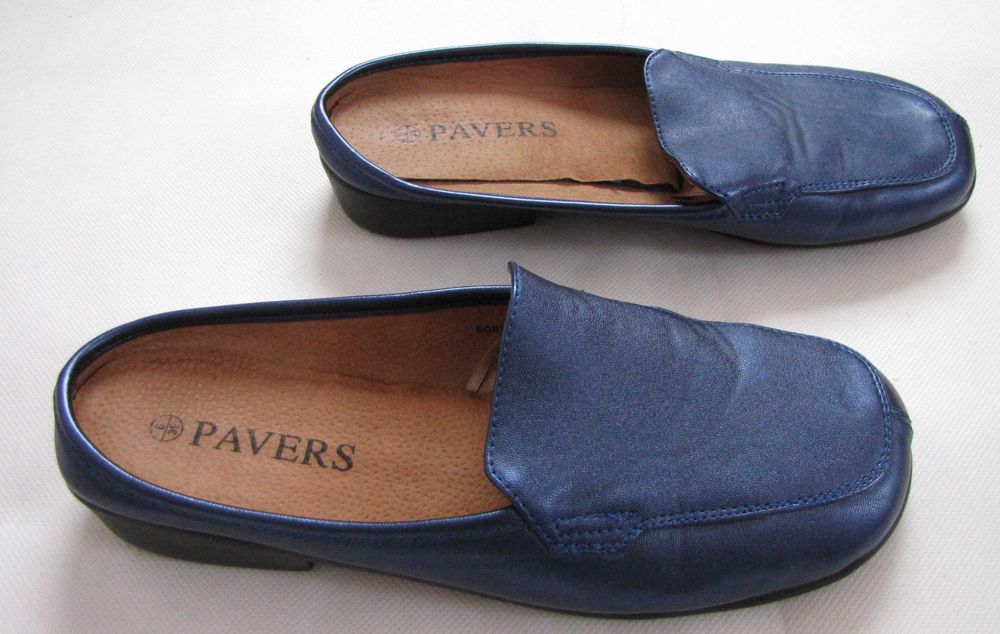 Pavers niebieskie klapki damskie 39