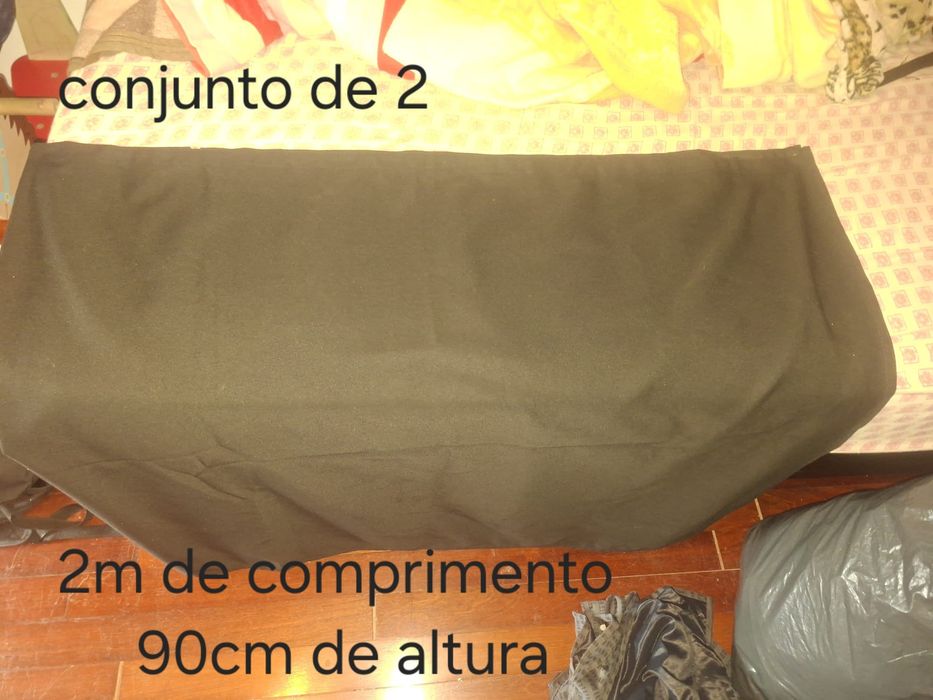 Cortinas para camião pretas