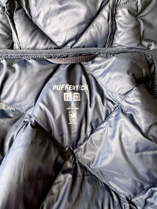 Пальто куртка uniqlo puffertech long coat (relaxed)