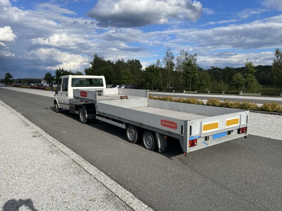 Ford transit mały ciągnik siodłowy kat B+E autolaweta MINI TIR