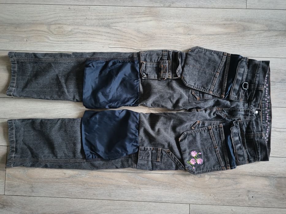 Spodnie jeansowe damskie ogrodowe Rosegarden