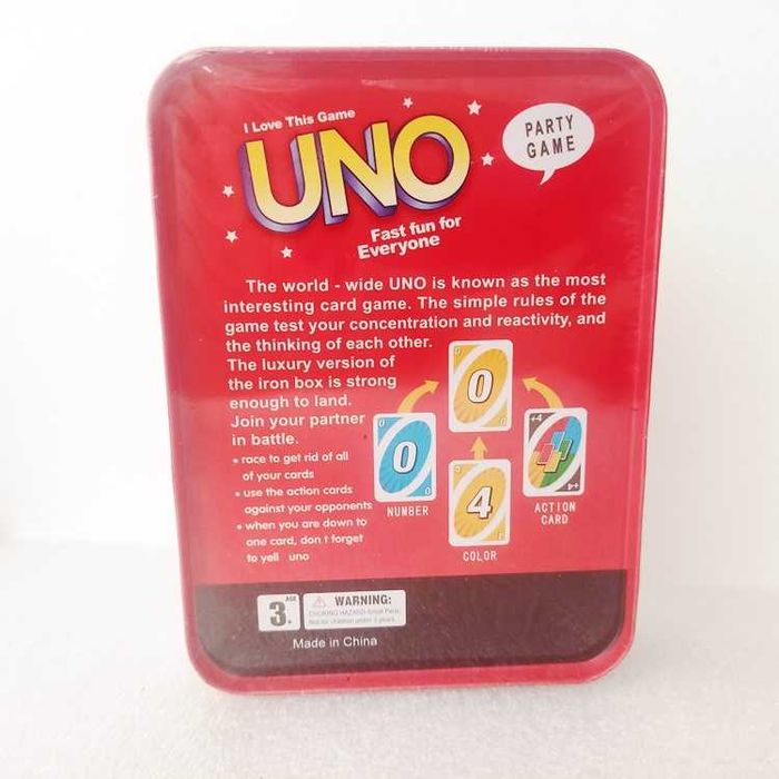 Cartas Uno Edição Especial em caixa metálica Novos em caixa
