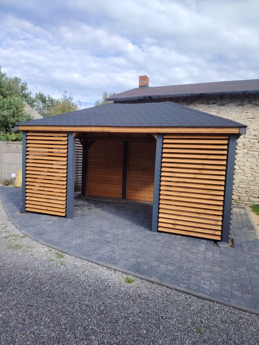 Altana ogrodowa 3x5m "RUCHOME DESECZKI"